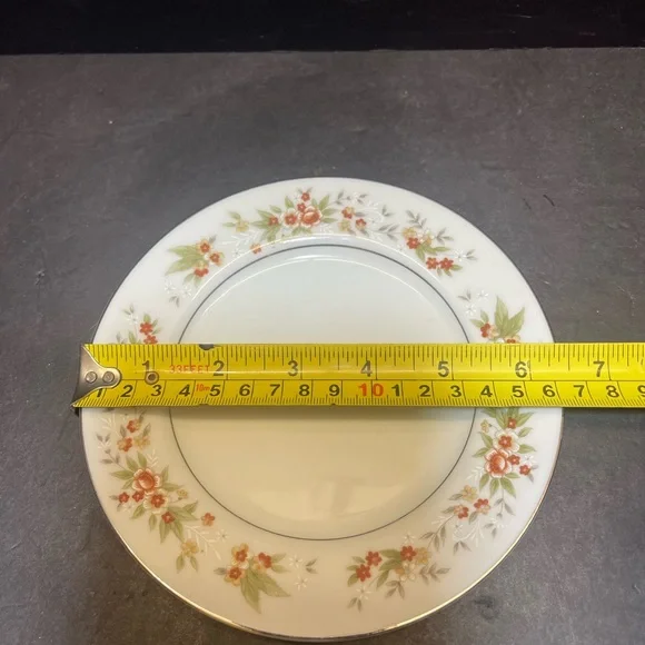 Vintage M Fine China Made in Japan Arbor 5566 Bread Plate (8 available) - Picture 4 of 5